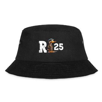 Pension 2025 Duck Pensioner Retired Funny - Bucket Hat - black - Front - Lela (165cm)