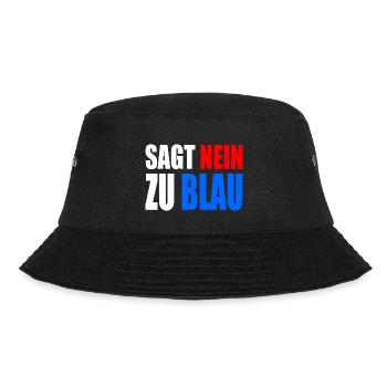 Say no to blue - Bucket Hat - black - Front - Lela (165cm)