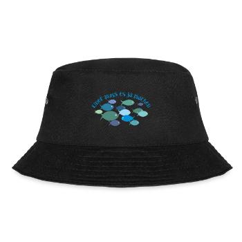 One must make it yes fish swarm 1 - Bucket Hat - black - Front - Lela (165cm)