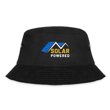 Solar Powered, Photovoltaic, Solar Energy, Sun - Bucket Hat - black - Front - Lela (165cm)