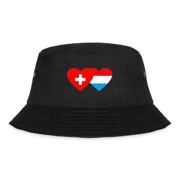 Suisse Luxembourg Flag Heart - Bob - noir - Devant - Lela (165cm)