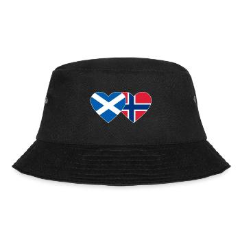 Écosse Norvège Flag Heart - Bob - noir - Devant - Lela (165cm)