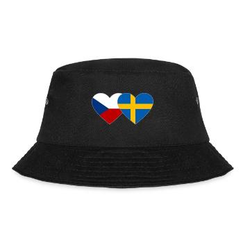 République tchèque Suède Flag Heart - Bob - noir - Devant - Lela (165cm)