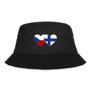 République tchèque Finlande Flag Heart - Bob - noir - Devant - Lela (165cm)