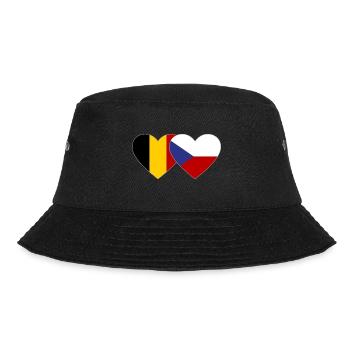 Belgique République tchèque Flag Heart - Bob - noir - Devant - Lela (165cm)