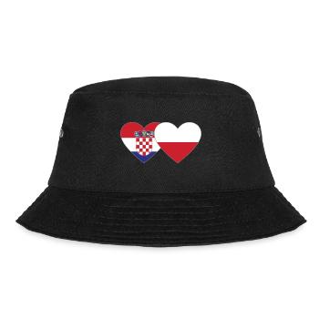 Croatie Pologne Drapeau Coeur - Bob - noir - Devant - Lela (165cm)