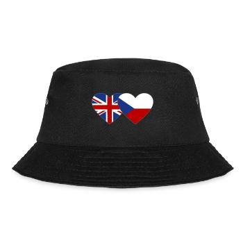 Angleterre République tchèque Flag Heart - Bob - noir - Devant - Lela (165cm)