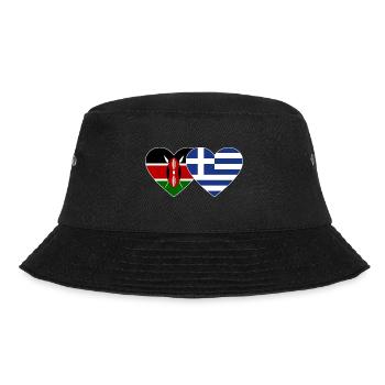 Kenya Grèce Flag Heart - Bob - noir - Devant - Lela (165cm)