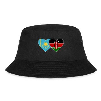 Kazakhstan Kenya Flag Heart - Bob - noir - Devant - Lela (165cm)