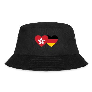 Hong Kong Allemagne Flag Heart - Bob - noir - Devant - Lela (165cm)