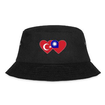 Türkiye Taiwan Flag Heart - Bob - noir - Devant - Lela (165cm)