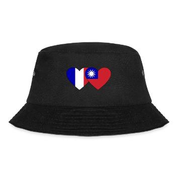 Cœur de drapeau de Taïwan - Bob - noir - Devant - Lela (165cm)