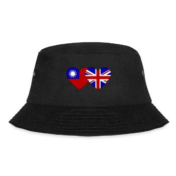 Taïwan Angleterre Flag Heart - Bob - noir - Devant - Lela (165cm)