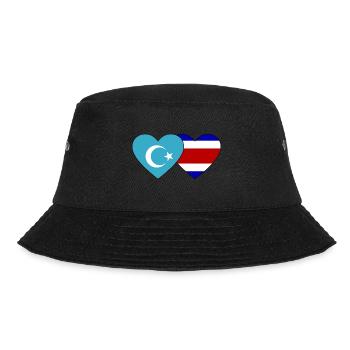 Ouïghours Costa Rica drapeau coeur - Bob - noir - Devant - Lela (165cm)