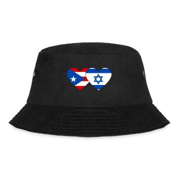 Porto Rico Israël Drapeau Coeur - Bob - noir - Devant - Lela (165cm)