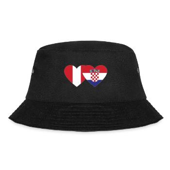 Pérou Croatie Drapeau du Cœur - Bob - noir - Devant - Lela (165cm)