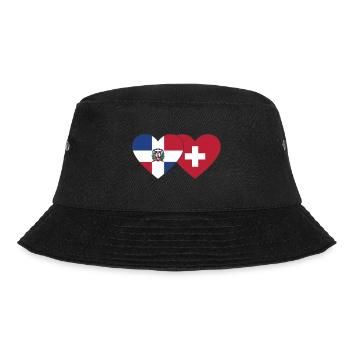 République dominicaine Suisse Flag Heart - Bob - noir - Devant - Lela (165cm)