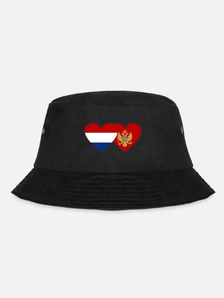 Drapeau du Monténégro néerlandais - Bob - noir