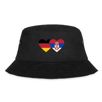 Allemagne Serbie Flag Heart - Bob - noir - Devant - Lela (165cm)