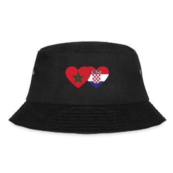 Maroc Croatie Flag Coeur - Bob - noir - Devant - Lela (165cm)