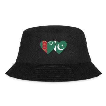 Turkménistan Pakistan Flag Coeur - Bob - noir - Devant - Lela (165cm)
