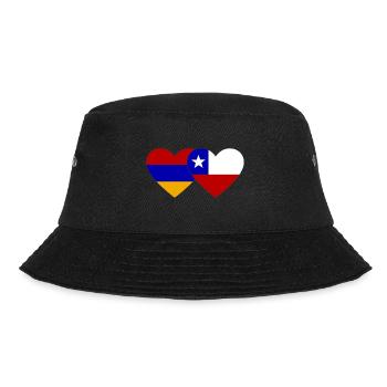 Arménie Chili Drapeau Coeur - Bob - noir - Devant - Lela (165cm)