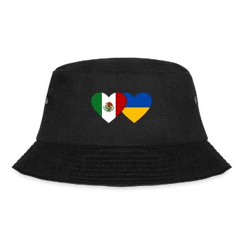 Mexique Ukraine Flag Heart - Bob - noir - Devant - Lela (165cm)