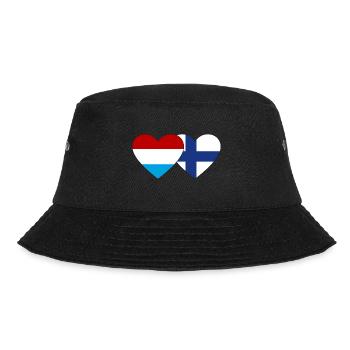 Luxembourg Finlande Drapeau Coeur - Bob - noir - Devant - Lela (165cm)