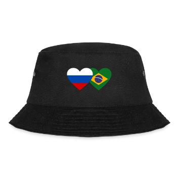 Drapeau de la Russie et du Brésil - Bob - noir - Devant - Lela (165cm)