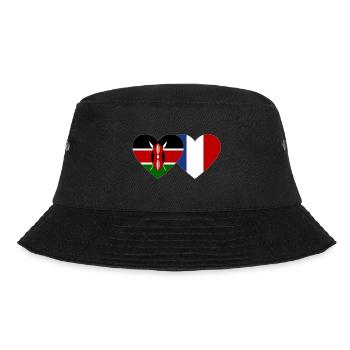 Kenya France Flag Heart - Bob - noir - Devant - Lela (165cm)
