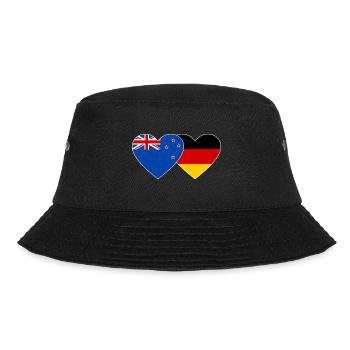 Nouvelle-Zélande Allemagne Flag Heart - Bob - noir - Devant - Lela (165cm)