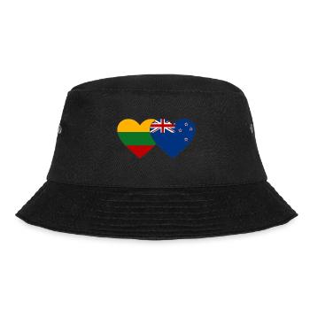 Lithuania New Zealand flag - Bucket Hat - black - Front - Lela (165cm)