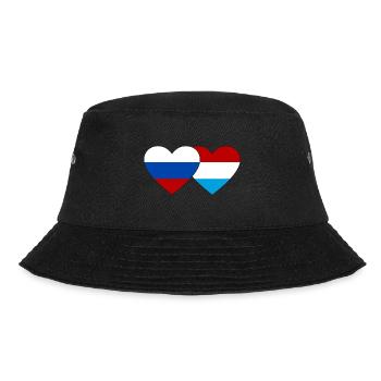 Russie Luxembourg Flag Heart - Bob - noir - Devant - Lela (165cm)