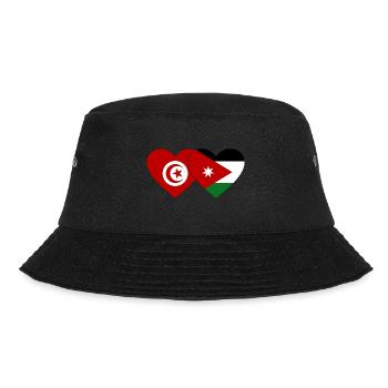 Tunisie Jordanie Flag Coeur - Bob - noir - Devant - Lela (165cm)
