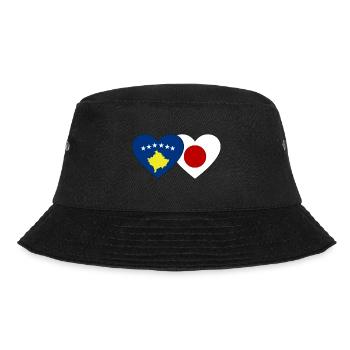 Cœur du drapeau du Japon du Kosovo - Bob - noir - Devant - Lela (165cm)