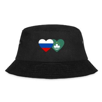 Russie Cœur de drapeau de Macao - Bob - noir - Devant - Lela (165cm)