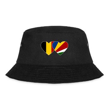 Belgique Drapeau des Seychelles coeur - Bob - noir - Devant - Lela (165cm)