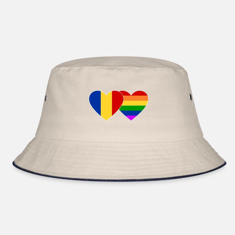 Drapeau arc-en-ciel de Roumanie Bob