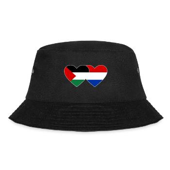 Palestine Hollande drapeau coeur - Bob - noir - Devant - Lela (165cm)