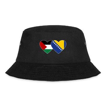 Palestine Bosnie Drapeau Coeur - Bob - noir - Devant - Lela (165cm)