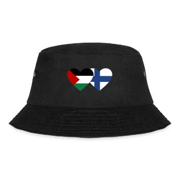 Palestine Finlande Drapeau Coeur - Bob - noir - Devant - Lela (165cm)
