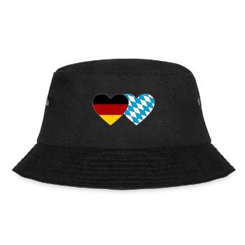 Allemagne Bavière Drapeau Coeur - Bob - noir - Devant - Lela (165cm)
