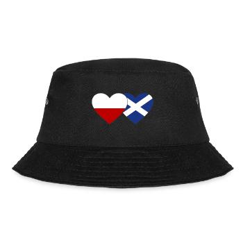 Pologne Ecosse Drapeau Coeur - Bob - noir - Devant - Lela (165cm)