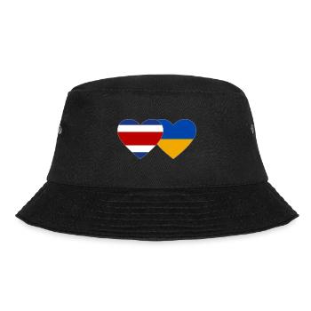 Coeur de drapeau du Costa Rica Ukraine - Bob - noir - Devant - Lela (165cm)