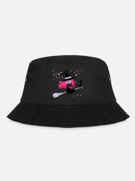 witch - Bucket Hat - black
