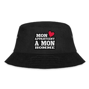 mon coeur appartient à mon homme - Bob - noir - Devant - Lela (165cm)