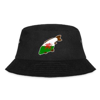 wales carp - Bucket Hat - black - Front - Lela (165cm)