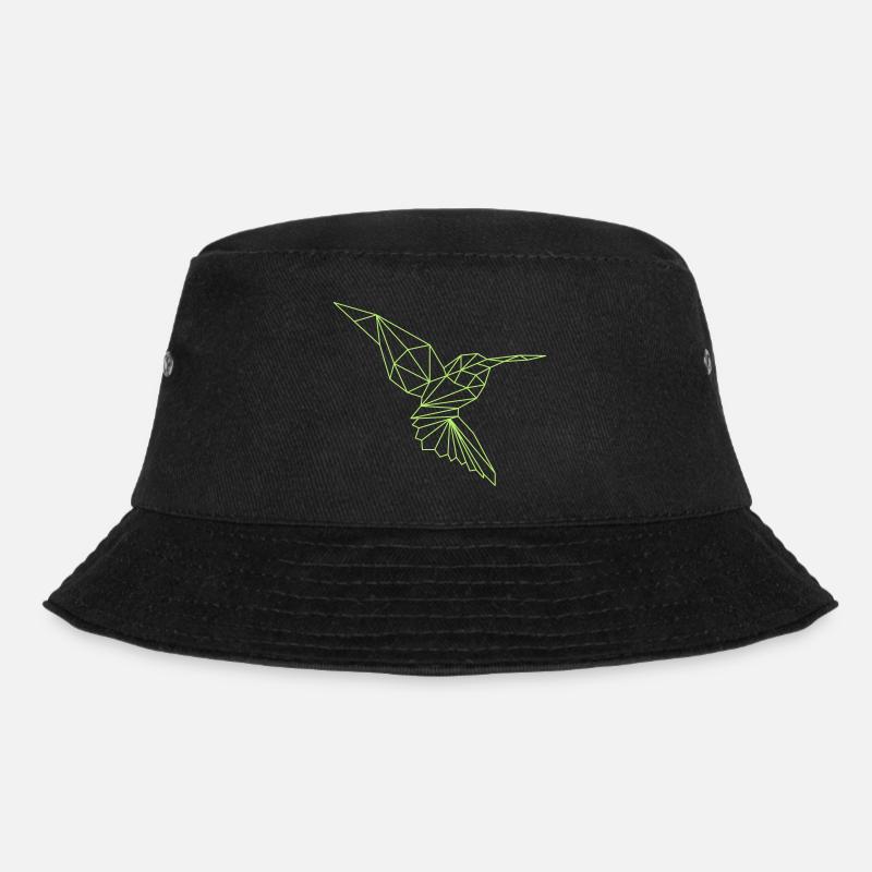 Eisvogel - Bucket Hat - Schwarz