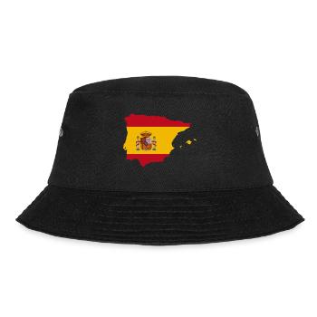 spanische Flagge - Bucket Hat - Schwarz - Vorne - Lela (165cm)
