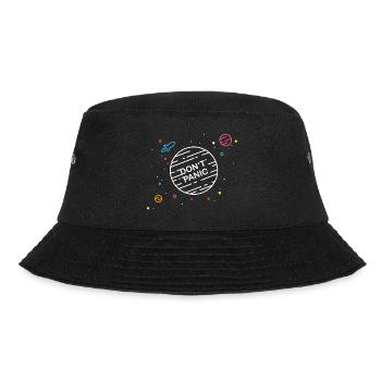 Don't Panic - Bucket Hat - Schwarz - Vorne - Lela (165cm)